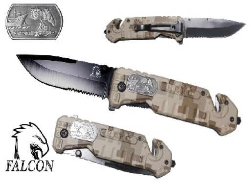 Falcon 8" Spring Assisted Pocket Knife KS9009CF-2